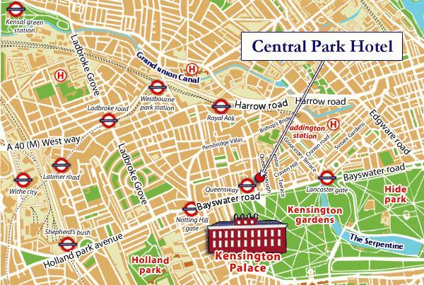 Location - Central Park Hotel, London